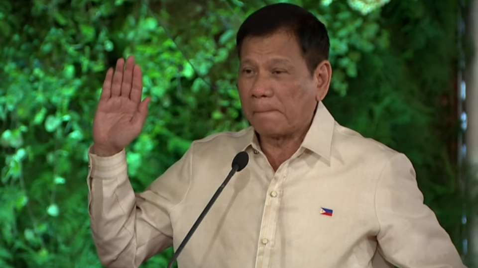 Filipínský prezident Rodrigo Duterte